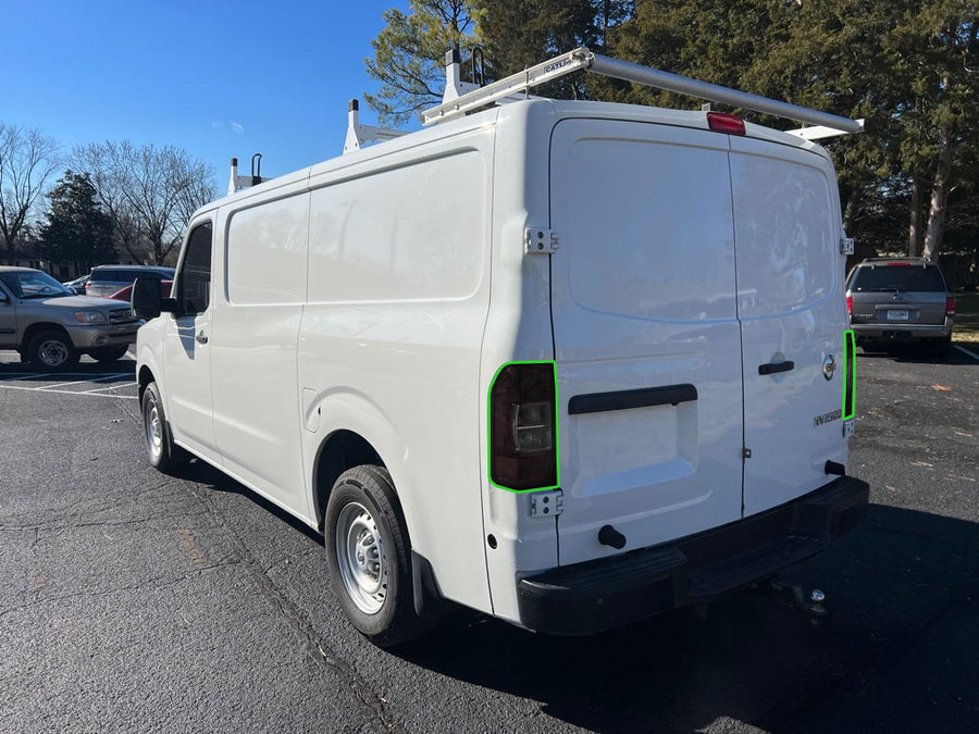 nv (1500 / 2500 / 3500) Tail Light Tint Installation Points