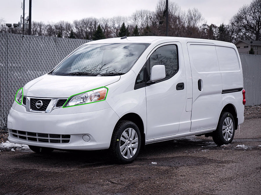 nissan nv nv200 2013-2021 Headlight Protection Installation Location