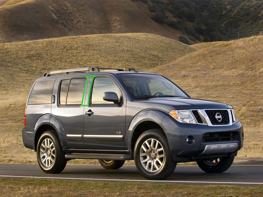 nissan pathfinder 2005-2012 Pillar Post Trim Installation Location