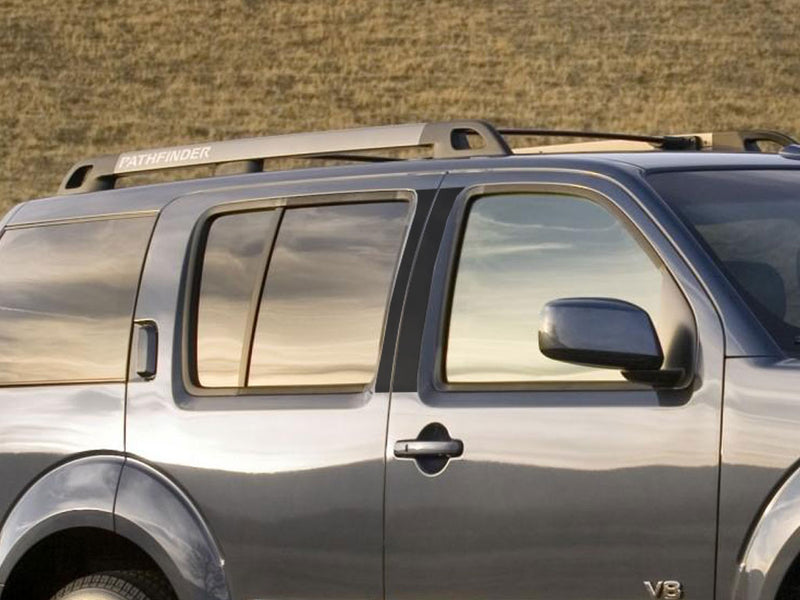 nissan pathfinder 2005-2012 Matte Black Pillar Cover Diagram