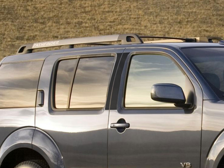 nissan pathfinder 2005-2012 Matte Black Pillar Cover Diagram
