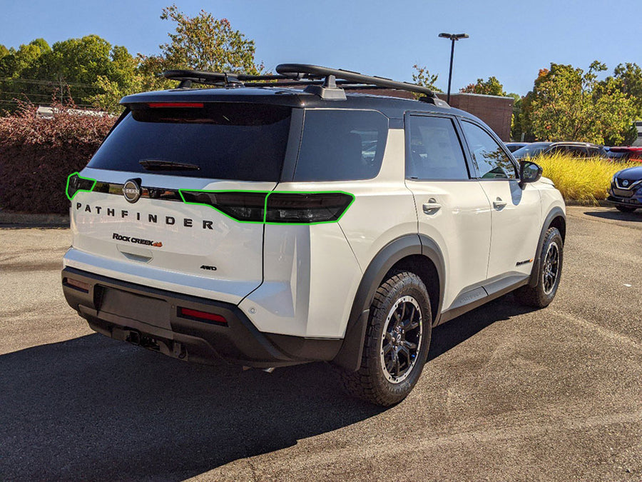 pathfinder Tail Light Tint Installation Points
