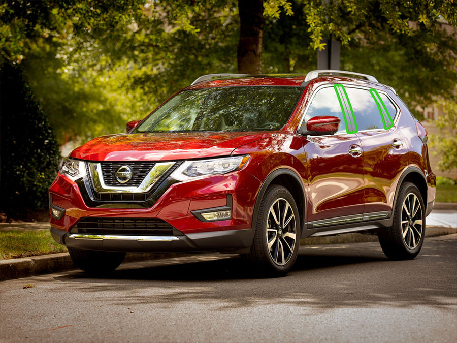 nissan rogue 2014-2020 Pillar Post Trim Installation Location