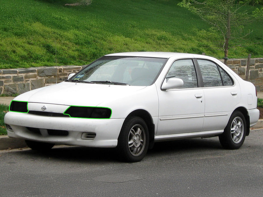 nissan sentra 1995-1999 Headlight Tint Location
