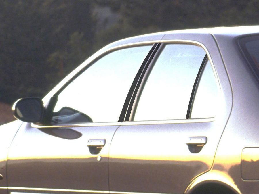 nissan sentra 1995-1999 Matte Black Pillar Cover Diagram