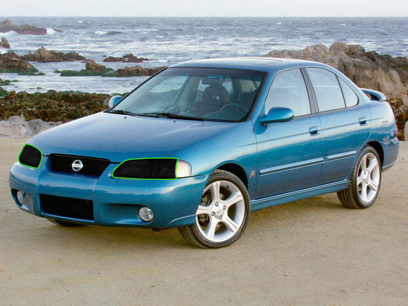 nissan sentra 2000-2003 Headlight Tint Location
