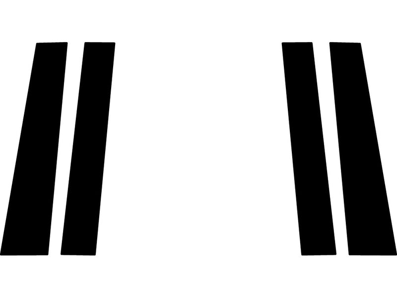 nissan titan 2004-2015 (crew cab) Camo Pillar Trim Diagram