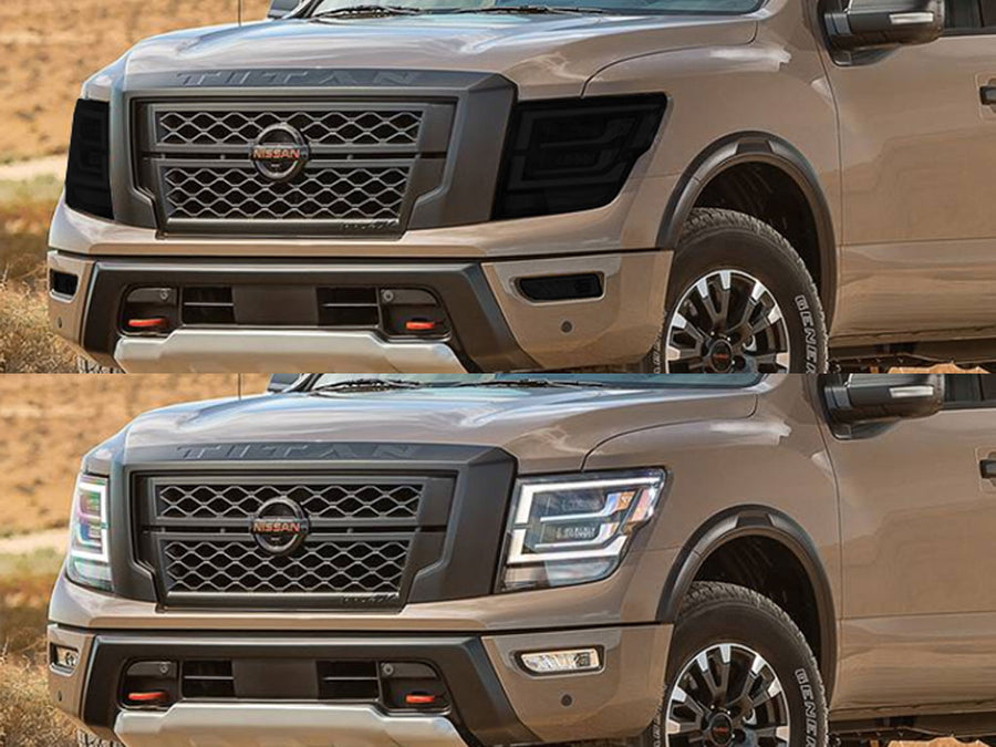 nissan titan 2020-2024 Headlight Tint Appearance