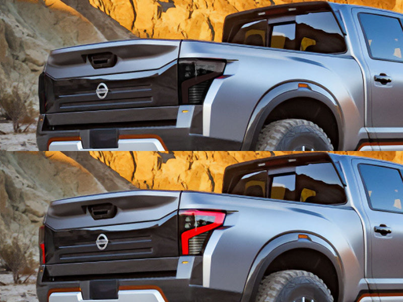 titan (led) Before and After Smoked Taillights