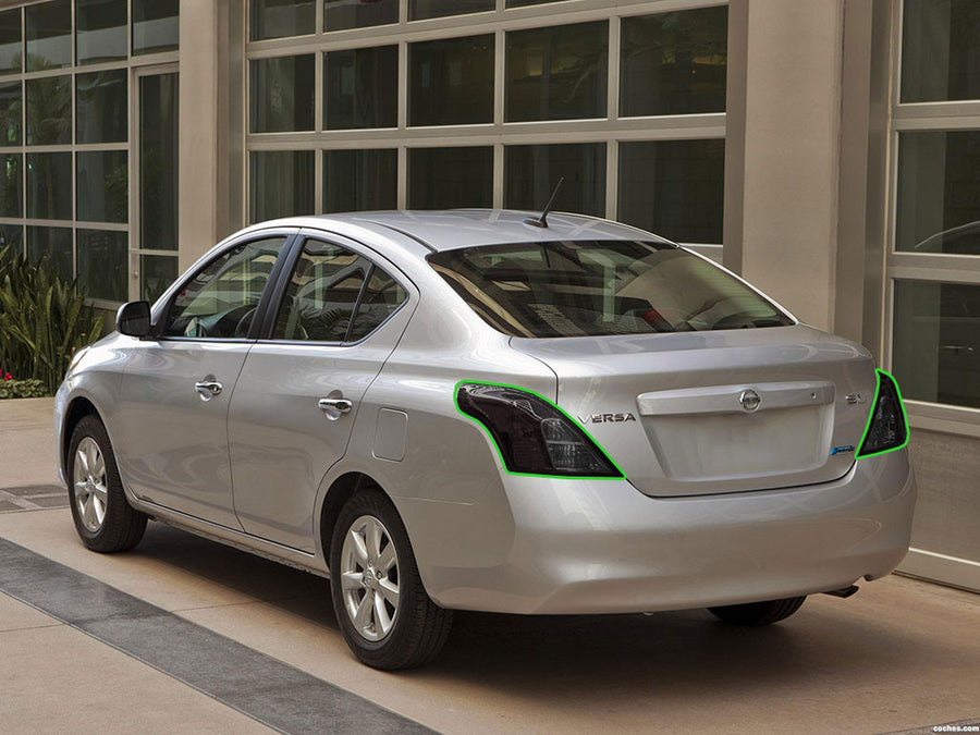 versa (sedan) Tail Light Tint Installation Points