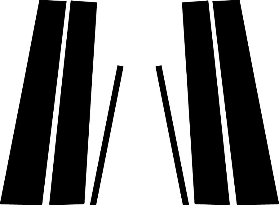 nissan versa 2012-2019 (sedan) Camo Pillar Trim Diagram