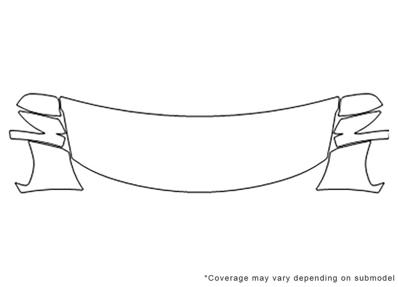versa 3M Clear Bra Hood Precut PPF Diagram