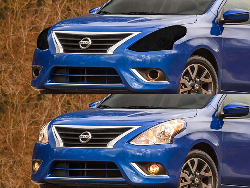nissan versa 2015-2019 (sedan) Headlight Tint Appearance