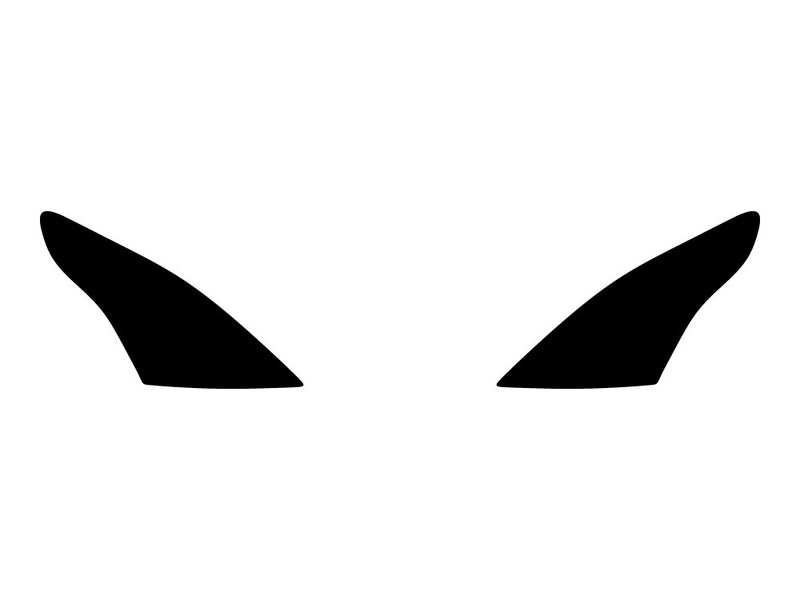 versa (sedan) Precut Tail Light Tint Diagram