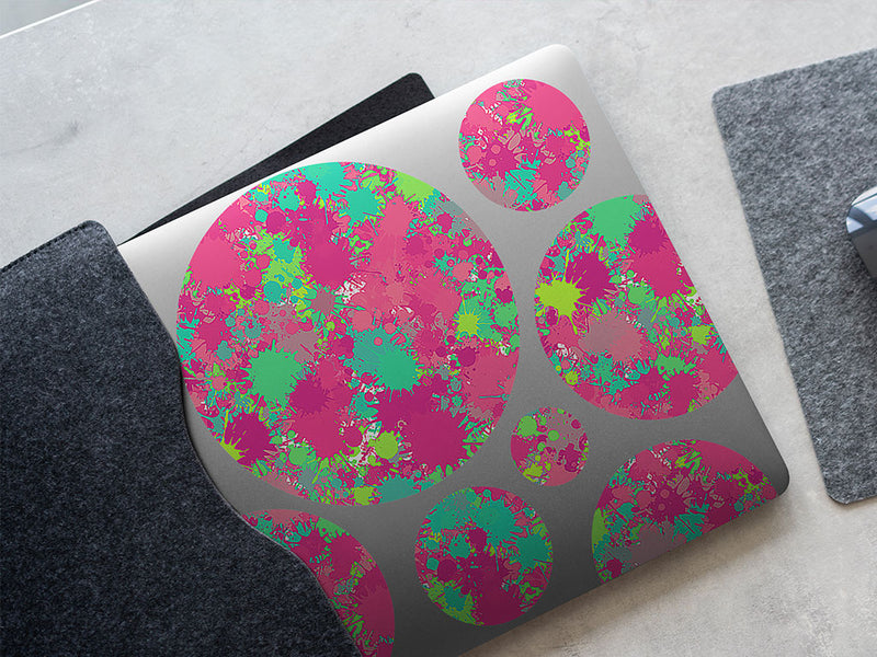 no mistakes paint splatter DIY Laptop Stickers