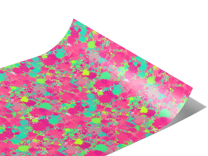 No Mistakes Paint Splatter Vinyl Wraps~Rwraps Series 914 Digitally Printed Vinyl Wrap~0