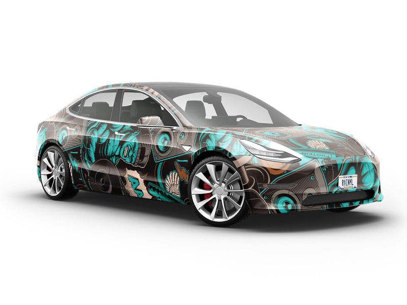 No Pain Graffiti Vehicle Vinyl Wrap