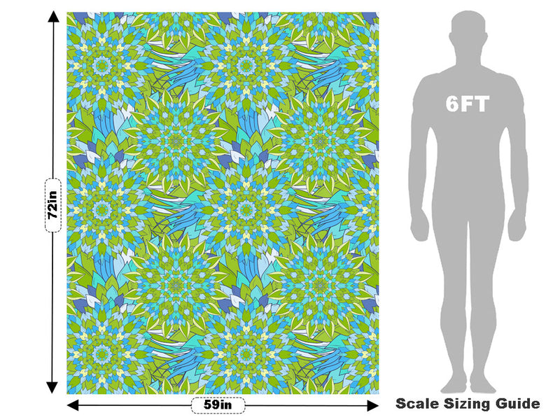 Noble Isles Floral Vehicle Wrap Scale~Rwraps Series 914 Noble Isles Floral Measurements~1