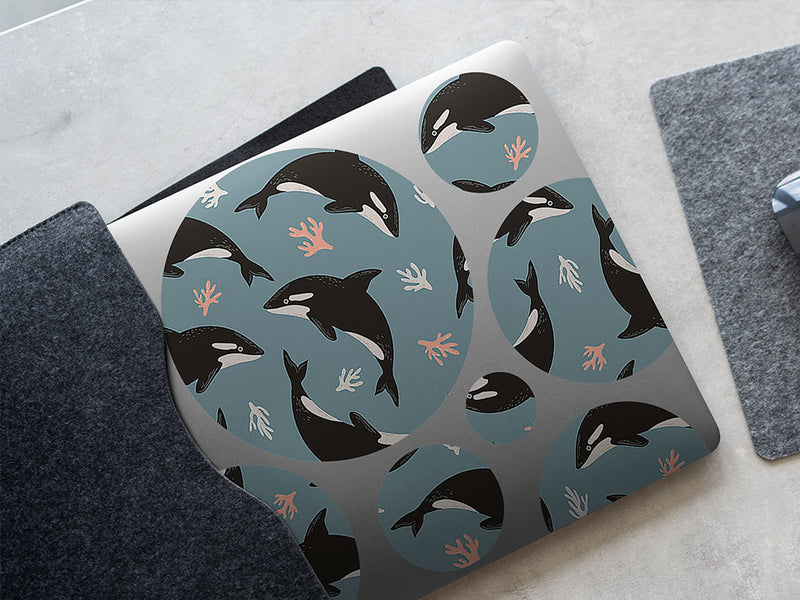 noble orcas salt water DIY Laptop Stickers