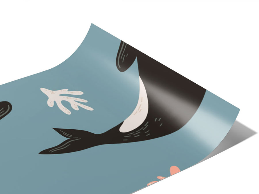 Noble Orcas Marine Life Vinyl Wraps~Rwraps Series 914 Digitally Printed Vinyl Wrap~0