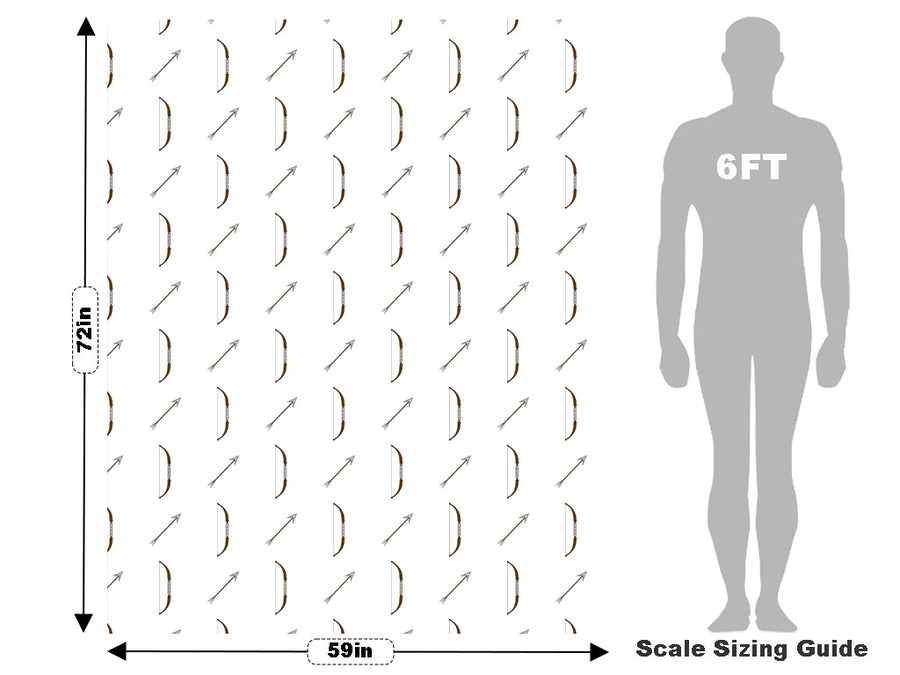 Nocked Arrows Sport Vehicle Wrap Scale~Rwraps Series 914 Nocked Arrows Sport Measurements~1