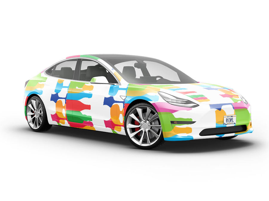 Nose Touch Alcohol Vehicle Vinyl Wrap