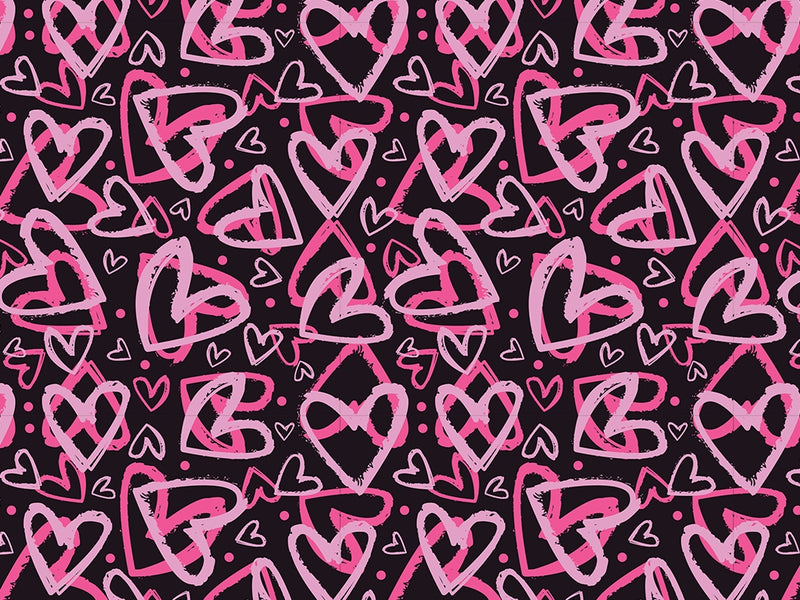 Notebook Scribbles Heart Vinyl Wrap Pattern~Rwraps Series 914 Digitally Printed Vinyl Wrap~0