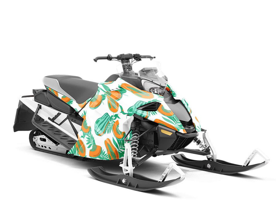 Oak Leaved Fruit Custom Wrapped Snowmobile