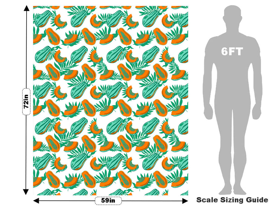 Oak Leaved Fruit Vehicle Wrap Scale~Rwraps Series 914 Oak Leaved Fruit Measurements~1