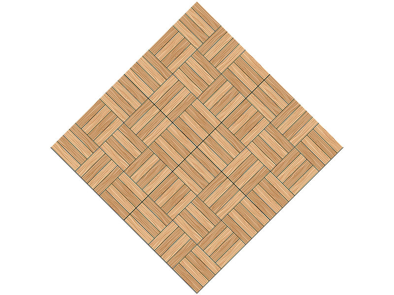 Oak Wooden Parquet Vinyl Wrap Pattern