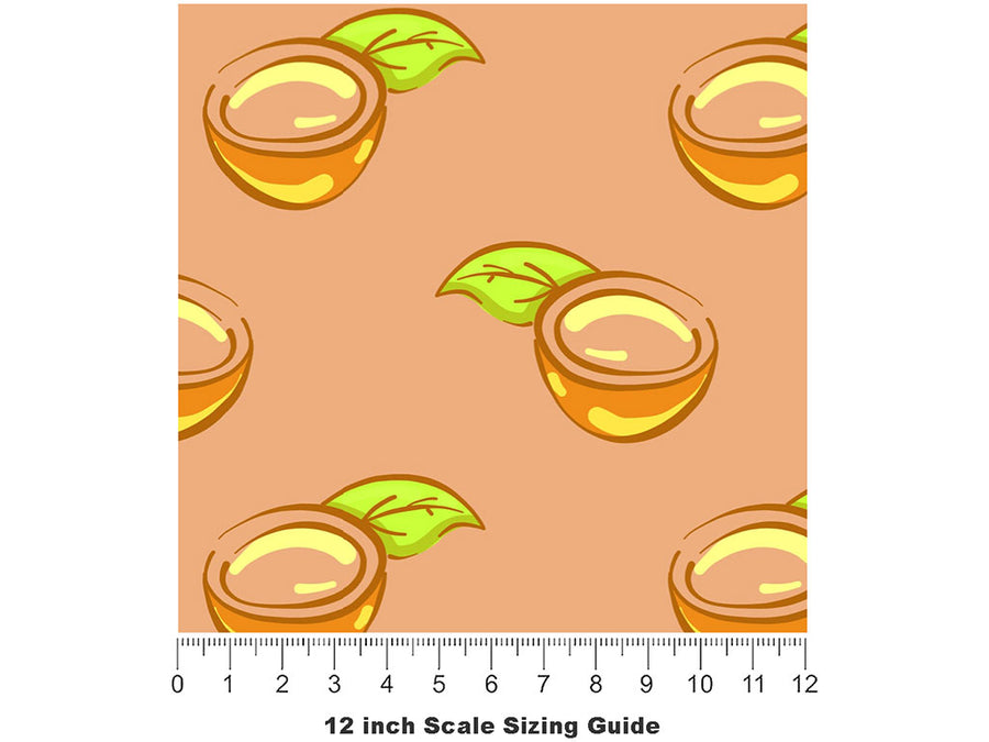 Oasis Salvation Fruit Vinyl Film Pattern Size 12 inch Scale~Rwraps Oasis Salvation Fruit Sizing Chart~2
