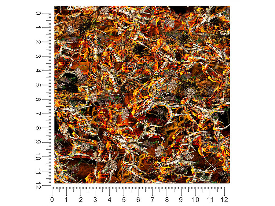 obliteration blaze camouflage 1ft x 1ft Craft Sheets