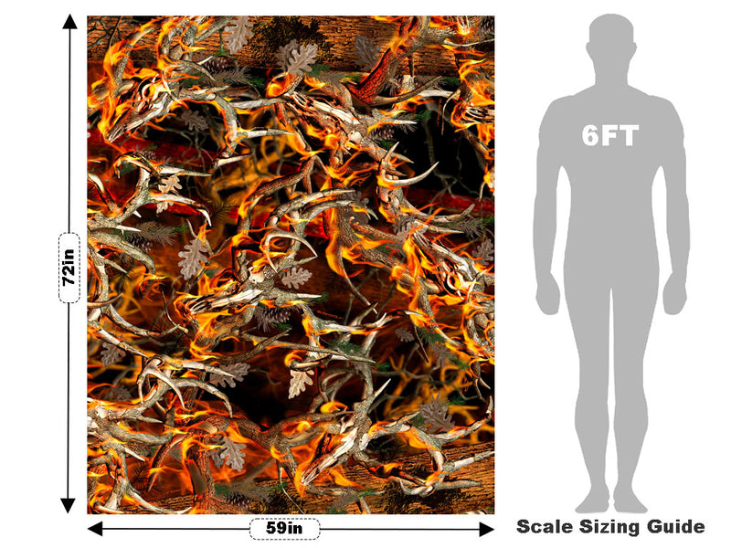 Obliteration Blaze Camouflage Vehicle Wrap Scale~Rwraps Series 914 Obliteration Blaze Camouflage Measurements~1