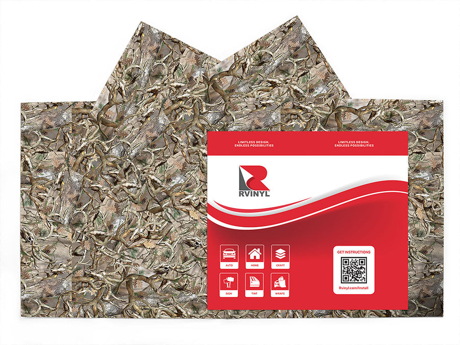 obliteration buck camouflage Craft Vinyl Sheet Pack