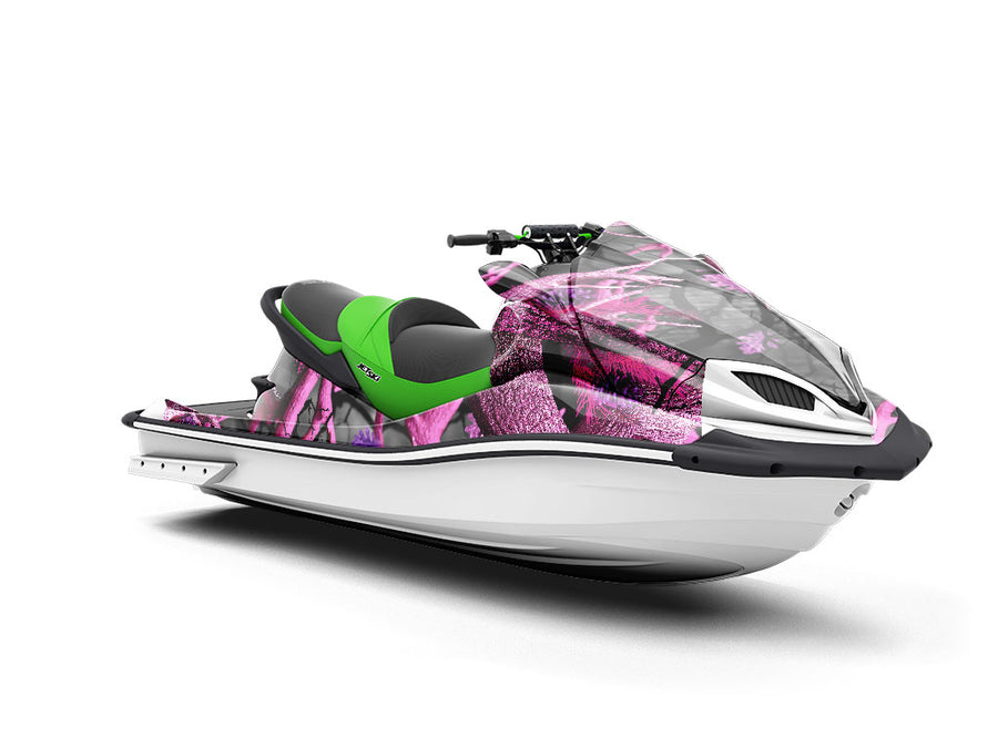 Obliteration Pink Camouflage Jet Ski Vinyl Customized Wrap