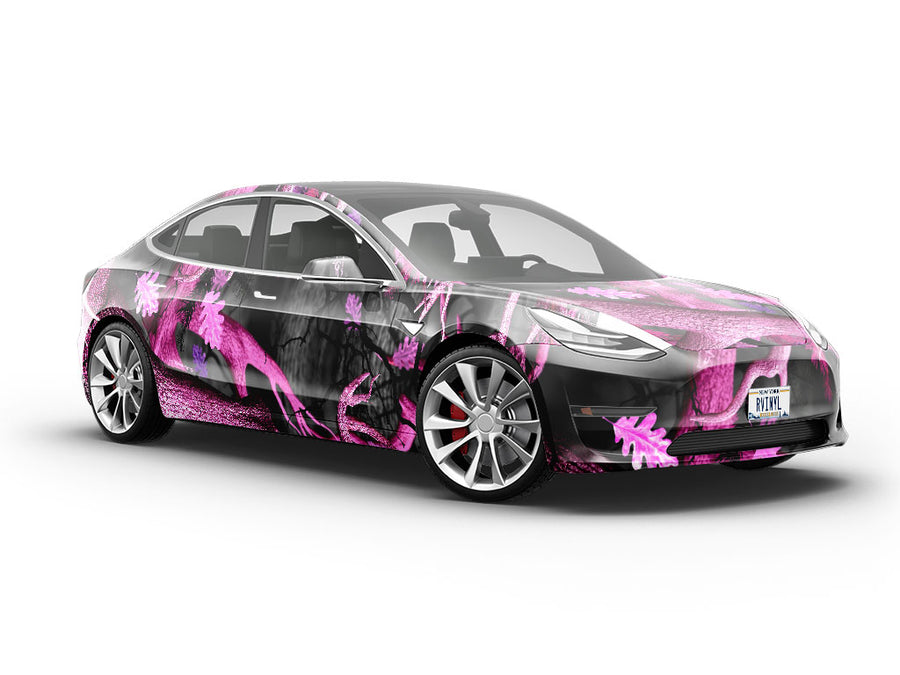 Obliteration Pink Camouflage Vehicle Vinyl Wrap