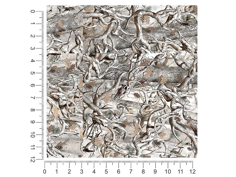 obliteration snow camouflage 1ft x 1ft Craft Sheets