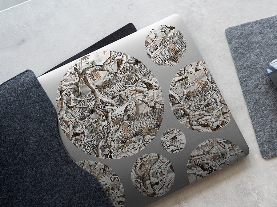 obliteration snow camouflage DIY Laptop Stickers