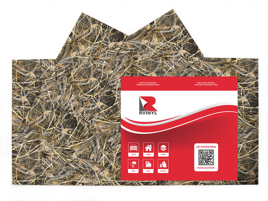 obliteration tallgrass camouflage Craft Vinyl Sheet Pack