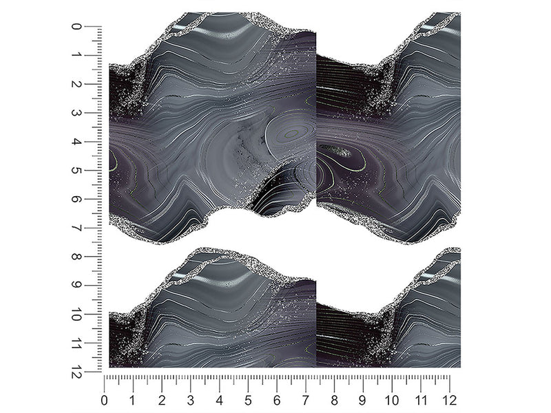 obsidian tears gemstone films 1ft x 1ft Craft Sheets