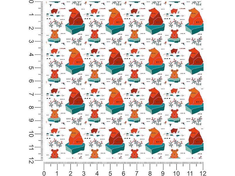 occupied icebergs animal 1ft x 1ft Craft Sheets