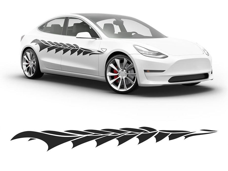 Ocean Body Graphic~Full Side Auto Decal Kit~0