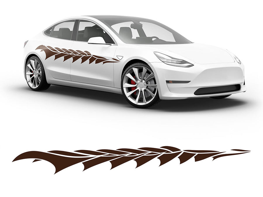 3M Brown Ocean Body Graphic~Full Side Auto Decal Kit~0
