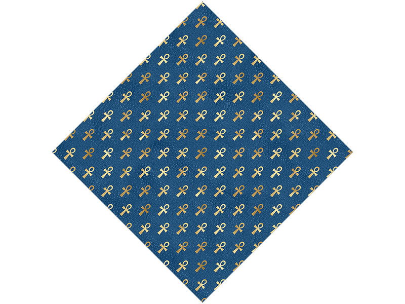 Ocean Ankh Egyptian Vinyl Wrap Pattern
