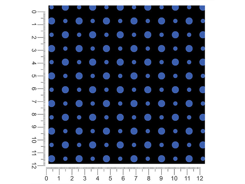 ocean blue polka dot 1ft x 1ft Craft Sheets