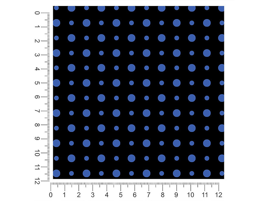 ocean blue polka dot 1ft x 1ft Craft Sheets
