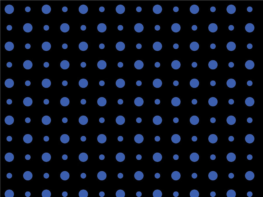 Ocean Blue Polka Dot Vinyl Wrap Pattern~Rwraps Series 914 Digitally Printed Vinyl Wrap~0