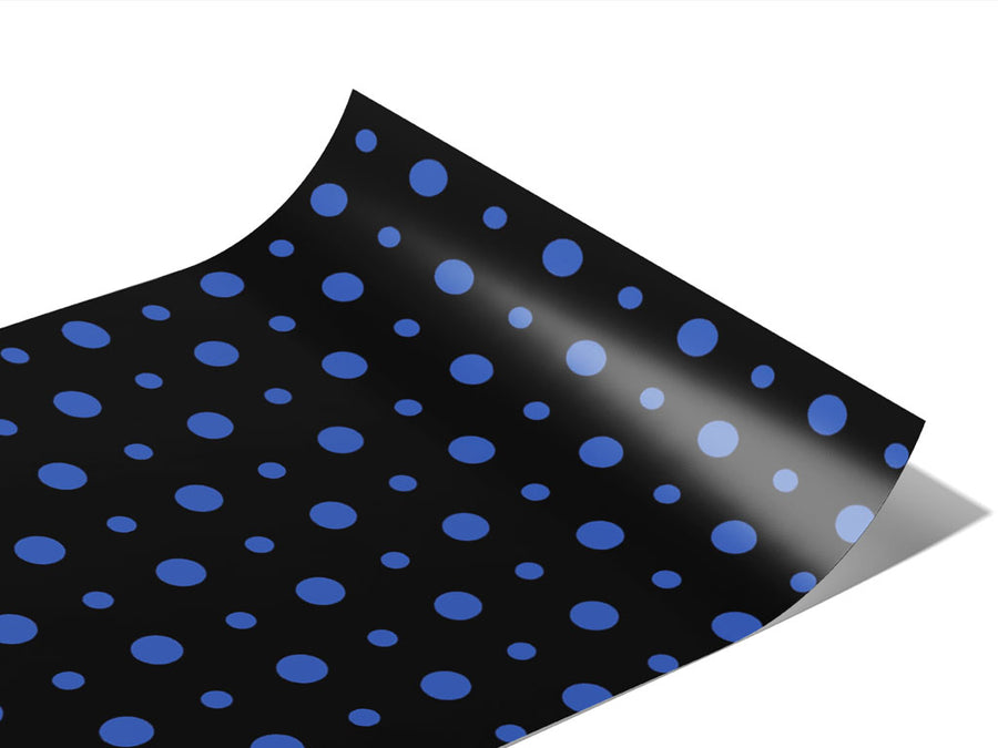 Ocean Blue Polka Dot Vinyl Wraps~Rwraps Series 914 Digitally Printed Vinyl Wrap~0