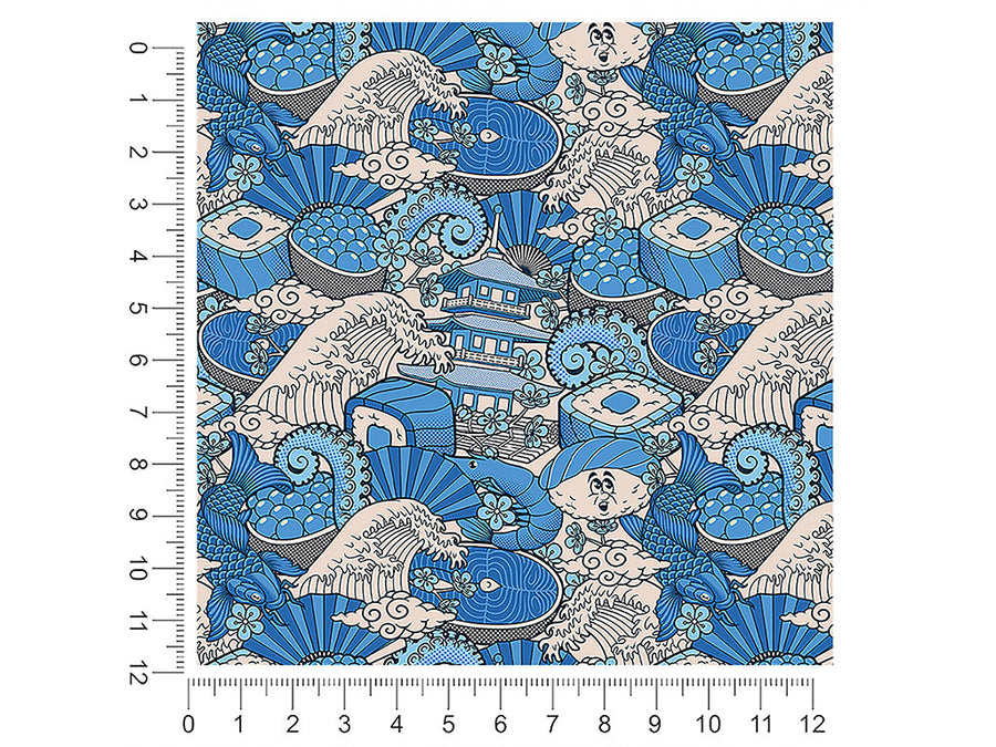 ocean bounty japanese 1ft x 1ft Craft Sheets