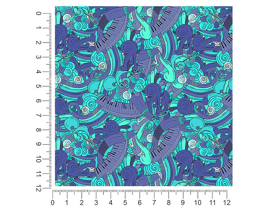 ocean chords music 1ft x 1ft Craft Sheets